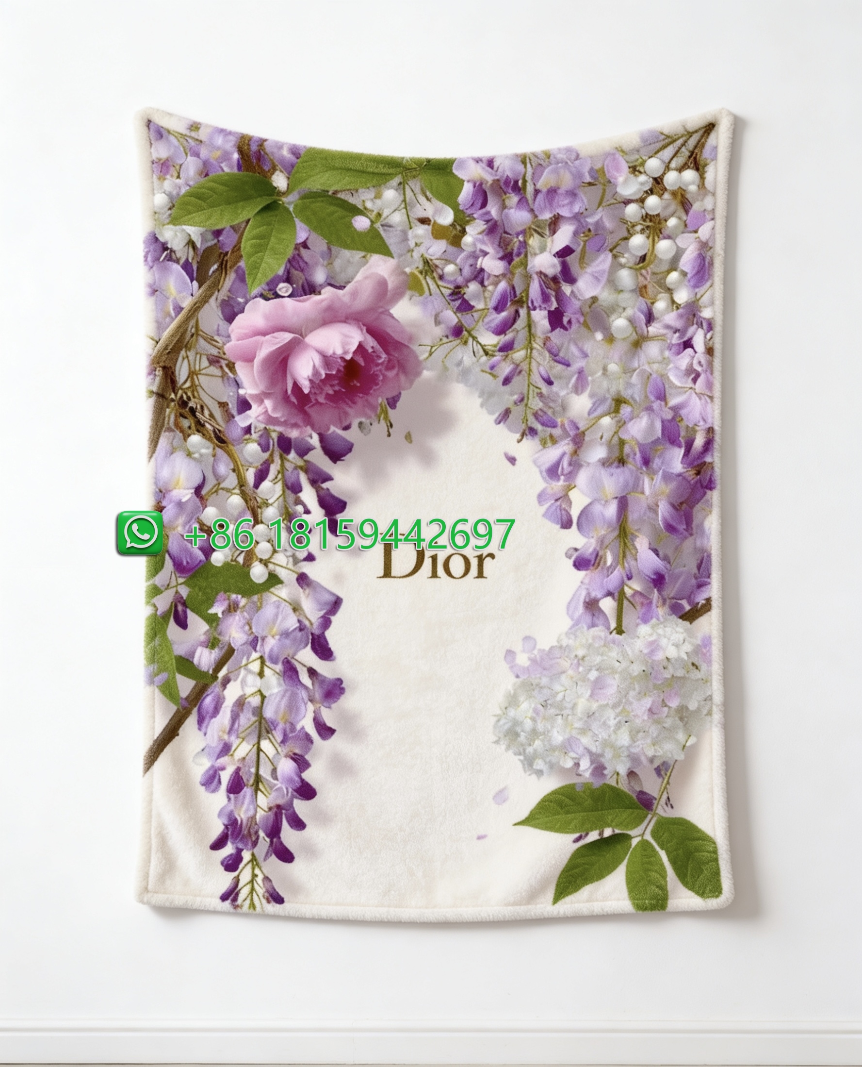 Dior Throw Blankets